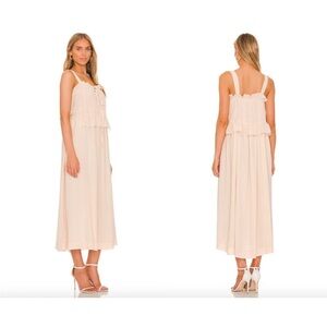 See by Chloé ruffled-detail maxi dress NWOT